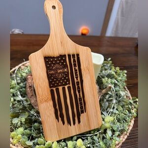 Laser engraved decorative cutting board! Made by me!